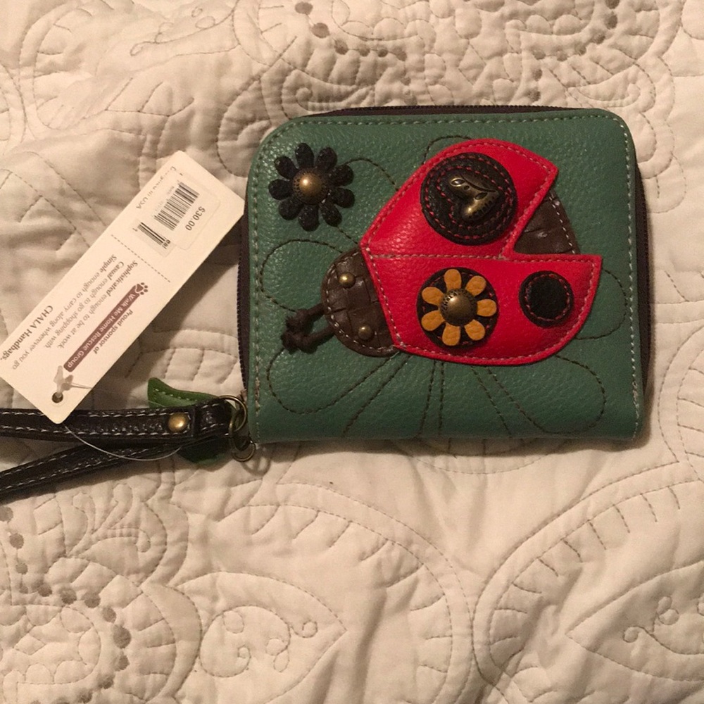 Brand new wallet with wristlet